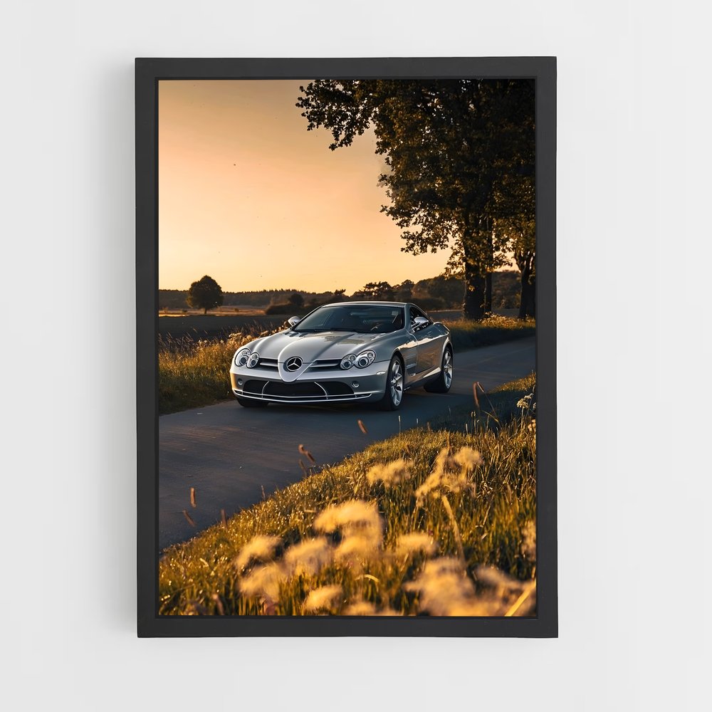 Poster magnifique Slr mclaren – affiche Mercedes (vue 2)